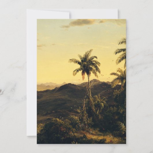 アンドス山脈からコトパシFrederic Edwin Ch著 招待状 (正面)