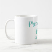 アンドティール(緑がかった色)&ピンクマグに昇格 コーヒーマグカップ (左)