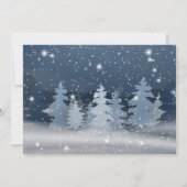 アンドブメリーライトハッピーホリデーズファミリーフォトカード 招待状 (裏面)