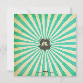 アンドブメリーライトレトロフォトホリデーカード – ブルー シーズンカード (裏面)