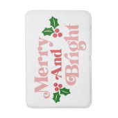 アンドブメリーライト – クラシックタイポグラフィ バスマット (正面縦)