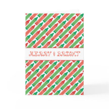 アンドブライトメリークカラフルレオンホリデーカード