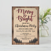 アンドブラメリーイトクリスマスパーティーホリデーズレッド 招待状 (スタンド正面)