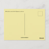 アンドラのミディピレネーの近くの黄色の花 ポストカード (裏面)