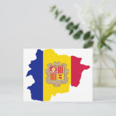 アンドラの地図AD ポストカード (スタンド正面)