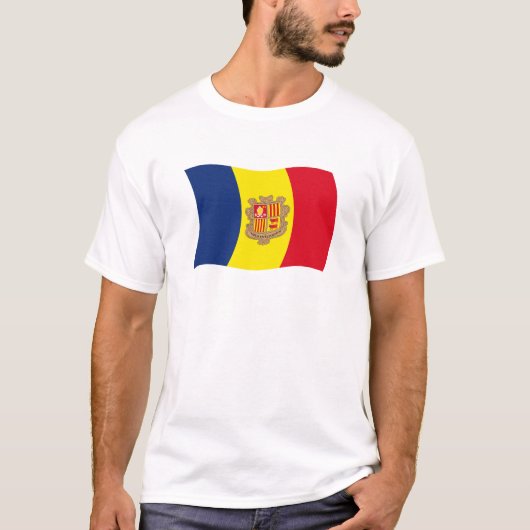 アンドラの旗のTシャツ Tシャツ (正面)