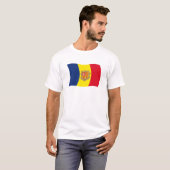 アンドラの旗のTシャツ Tシャツ (正面フル)
