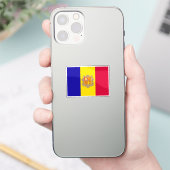 アンドラの旗 カスタムカット  シール (スマートフォン)