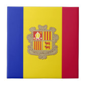 アンドラの旗 タイル (正面)