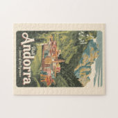 アンドライラストレーショントラベルアートヴィンテージ ジグソーパズル (横)