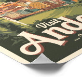 アンドライラストレーショントラベルアートヴィンテージ ポスター (角)