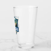 アンドライラストレーションレトロバッジ タンブラーグラス (左)