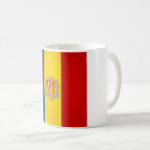 アンドラカッコいい国旗のコーヒーマグ コーヒーマグカップ (正面右)