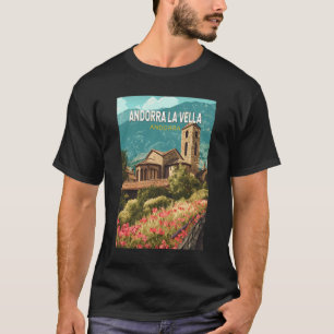 アンドララベラトラベルアートヴィンテージ Tシャツ