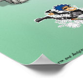 アンドランドの公式地図（ポスター） ポスター (角)