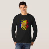 アンドラン国旗アンドラ Tシャツ (正面フル)