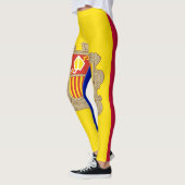 アンドラ国旗のレギンス レギンス (左)