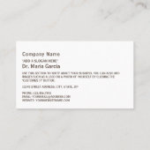 アンドラ国旗、アンドラ国旗 名刺 (裏面)