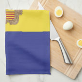 アンドラ国旗 キッチンタオル (四つ折り)