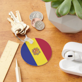 アンドラ国旗 キーホルダー