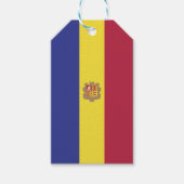 アンドラ国旗 ギフトタグ (正面)