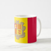 アンドラ国旗 コーヒーマグカップ (正面右)