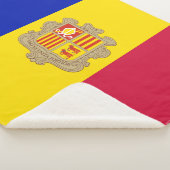 アンドラ国旗 シェルパブランケット (3/4)