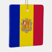 アンドラ国旗 セラミックオーナメント (右)