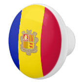 アンドラ国旗 セラミックノブ (右)