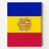 アンドラ国旗 ノートブック (裏面)