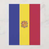 アンドラ国旗 ポストカード (正面)