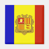 アンドラ国旗 マグネット (正面)