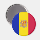 アンドラ国旗 マグネット (正面/裏面)