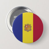 アンドラ国旗 缶バッジ (正面&裏面)