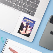 アンドラ・スキーのポスター。 シール (ノートパソコンとiPhone)