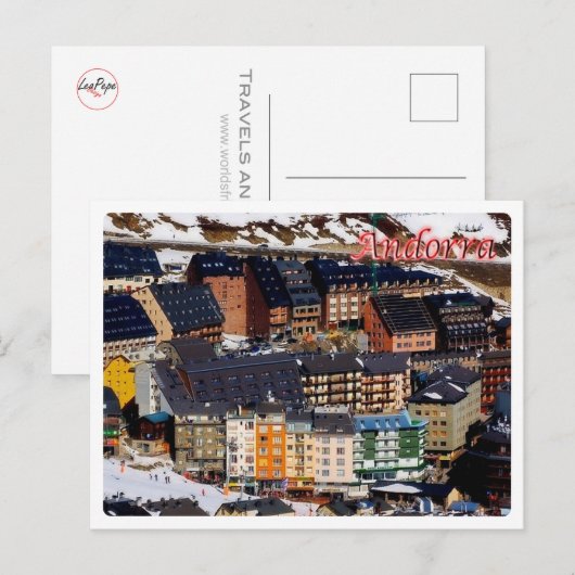 アンドラ –  ポストカード (正面/裏面)