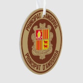 アンドラ・ラウンド・エンブレム オーナメント (正面)