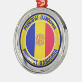 アンドラ・ラウンド・エンブレム メタルオーナメント (左)