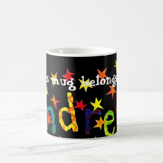 「アンドリュー」のマグ コーヒーマグカップ (中央)