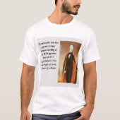 アンドリュー・ジャクソンの引用文 Tシャツ (正面)