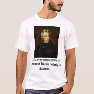 アンドリュー・ジャクソンはトマスに汚します、Ther…帰因しました Tシャツ