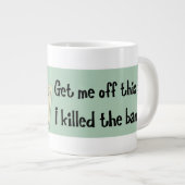 アンドリュー・ジャクソンはI銀行を殺しました ジャンボコーヒーマグカップ (正面右)