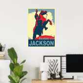 アンドリュー・ジャクソン像ニューオーリンズ ポスター (ホームオフィス)