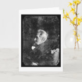 アンドリュー・ジャクソン大統領の銀板写真1844年 カード (黄色い花)