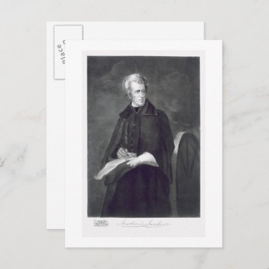 アンドリュー・ジャクソン氏(州第7代会長統一された) ポストカード (正面/裏面)