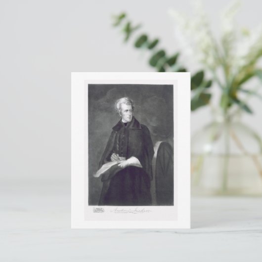 アンドリュー・ジャクソン氏(州第7代会長統一された) ポストカード (スタンド正面)