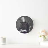 アンドリュー・ジャクソン氏(州第7代会長統一された) ラウンド壁時計 (ホーム)