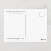 アンドリュー・ジャクソン葉書 ポストカード (裏面)