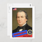 アンドリュー・ジョンソンのベースボールカード ポストカード (正面/裏面)