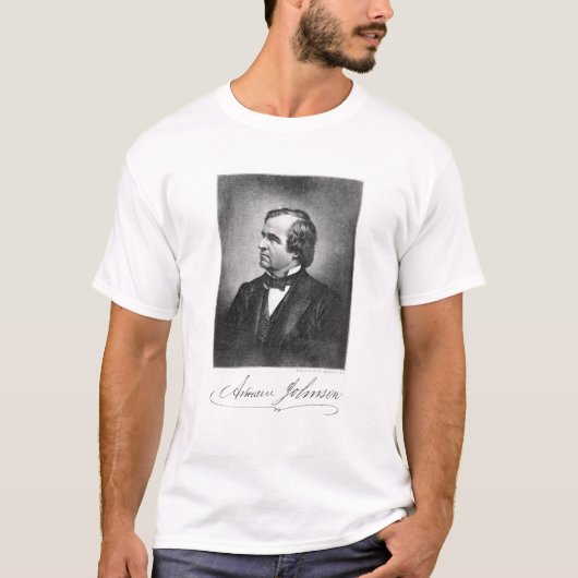 アンドリュー・ジョンソンのポートレート Tシャツ (正面)
